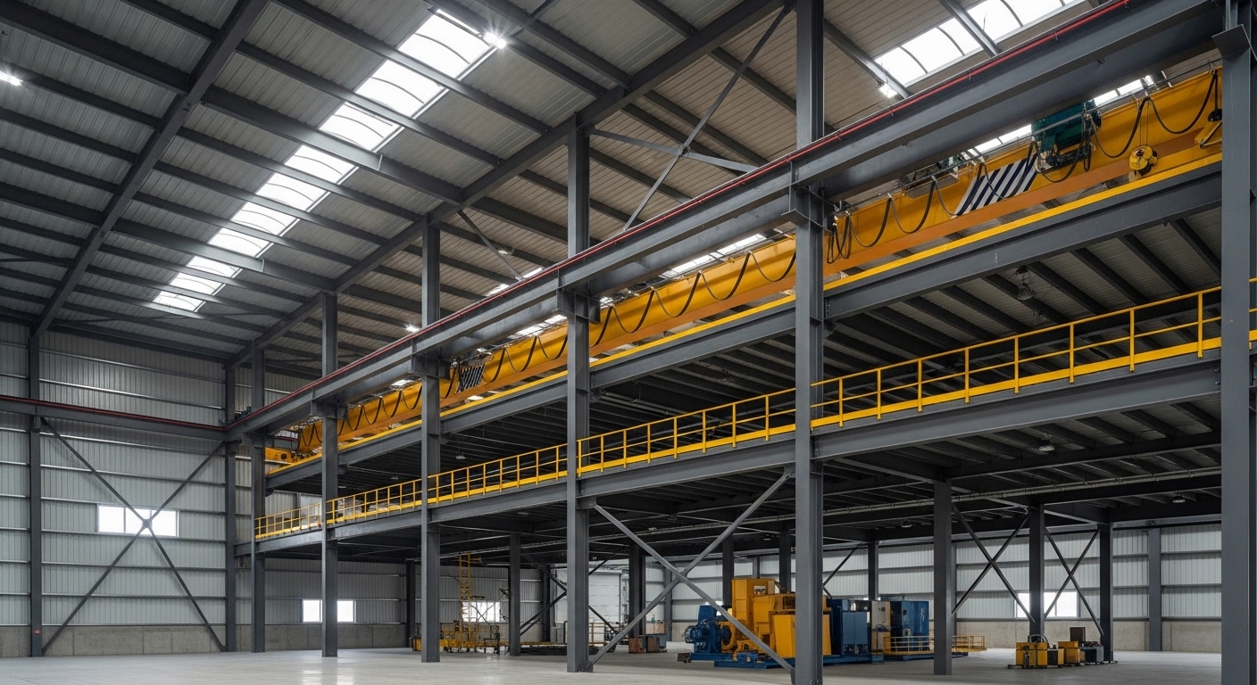 Mezzanine & Crane